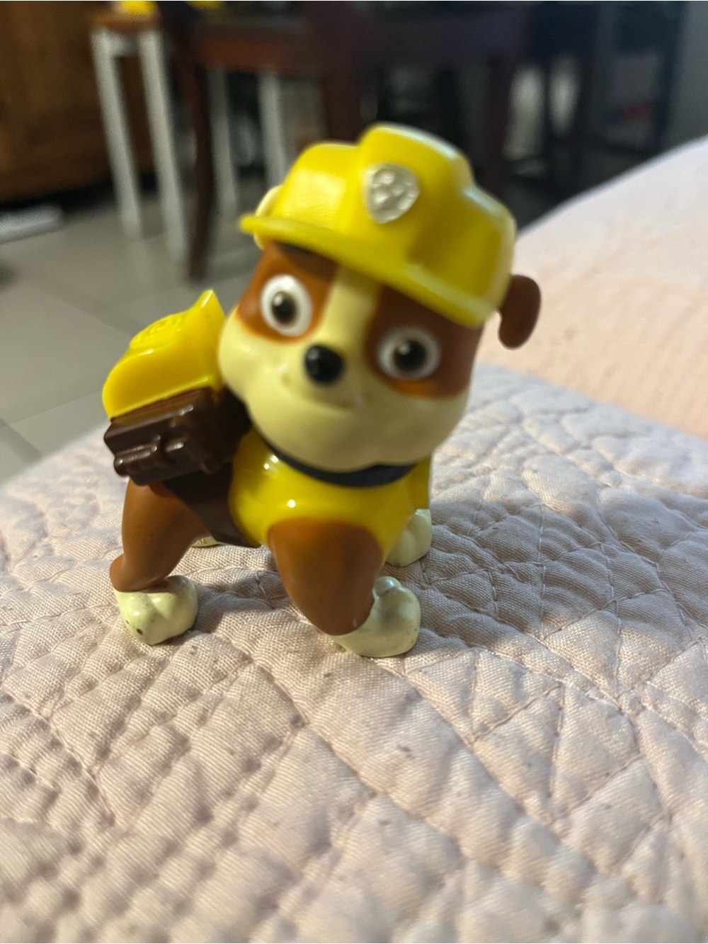 Yellow Pup Rescue Figure Dog Toy - Paw Patrol Style